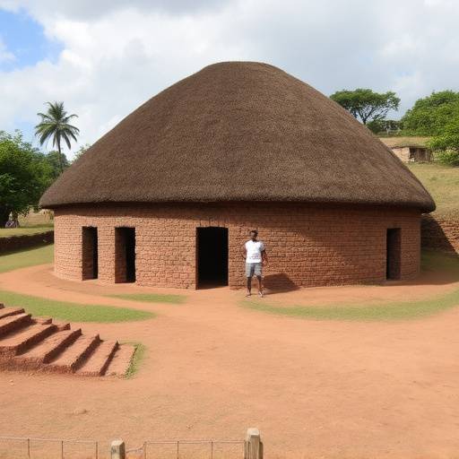 The Kasubi Tombs, a UNESCO World Heritage Site with traditional Buganda architecture